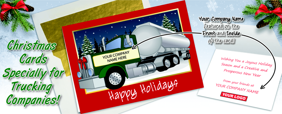 Christmas Cards for Trucking