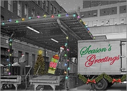 Christmas Loading Dock