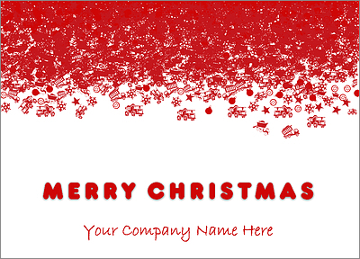 Dump Truck Christmas Card