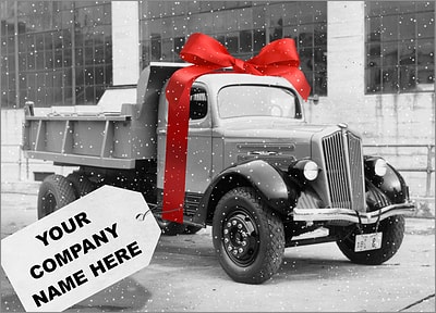 Dump Truck Christmas Gift