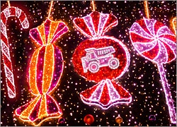 Dump Truck Christmas Lights