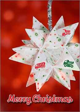Dump Truck Christmas Star