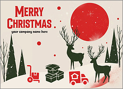 Holiday Moving Card