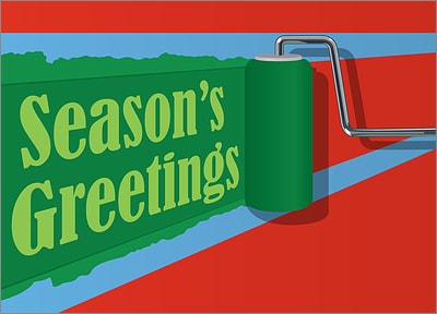 Holiday Paint Roller (Glossy White) 