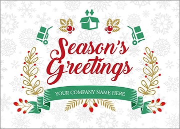 Movers Snowflake Christmas Card