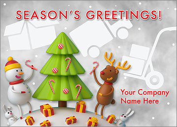 Moving Cheerful Card