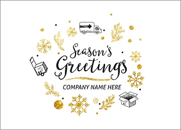Moving Company Christmas Card