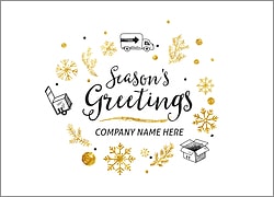 Moving Company Christmas Card