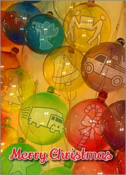 Moving Glass Ornaments