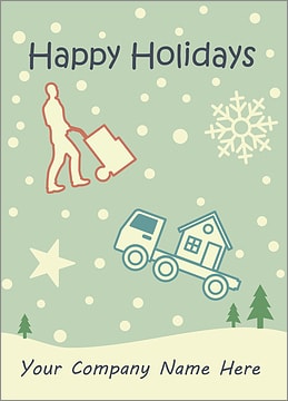 Moving Snowfall Card