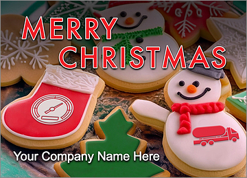 Tanker Truck Cheer Card