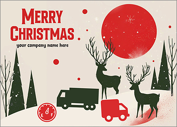 Tanker Truck Joy Card