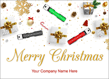 Tanker Truck Tools Holiday Card