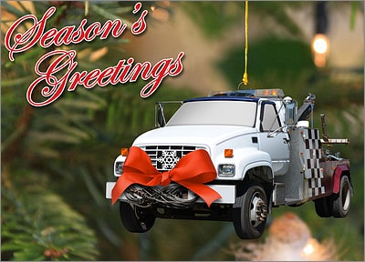 Tow Truck Ornament