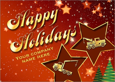 Wrecker Christmas Sky (Glossy White)