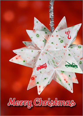 Wrecker Christmas Star (Glossy White)